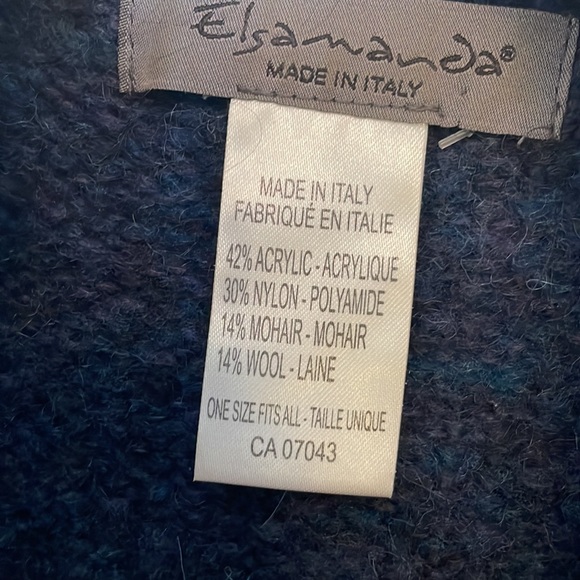 Italian made sweater vest, wool blend. - Picture 4 of 4